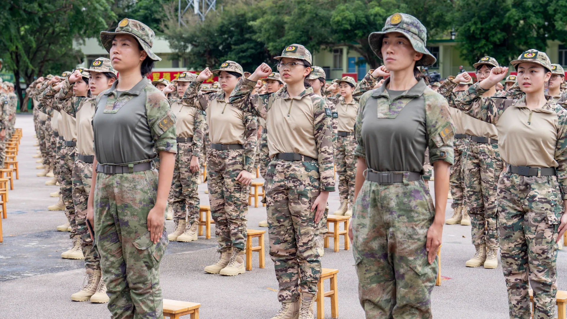 第十九屆香港青少年軍事夏令營正式展開